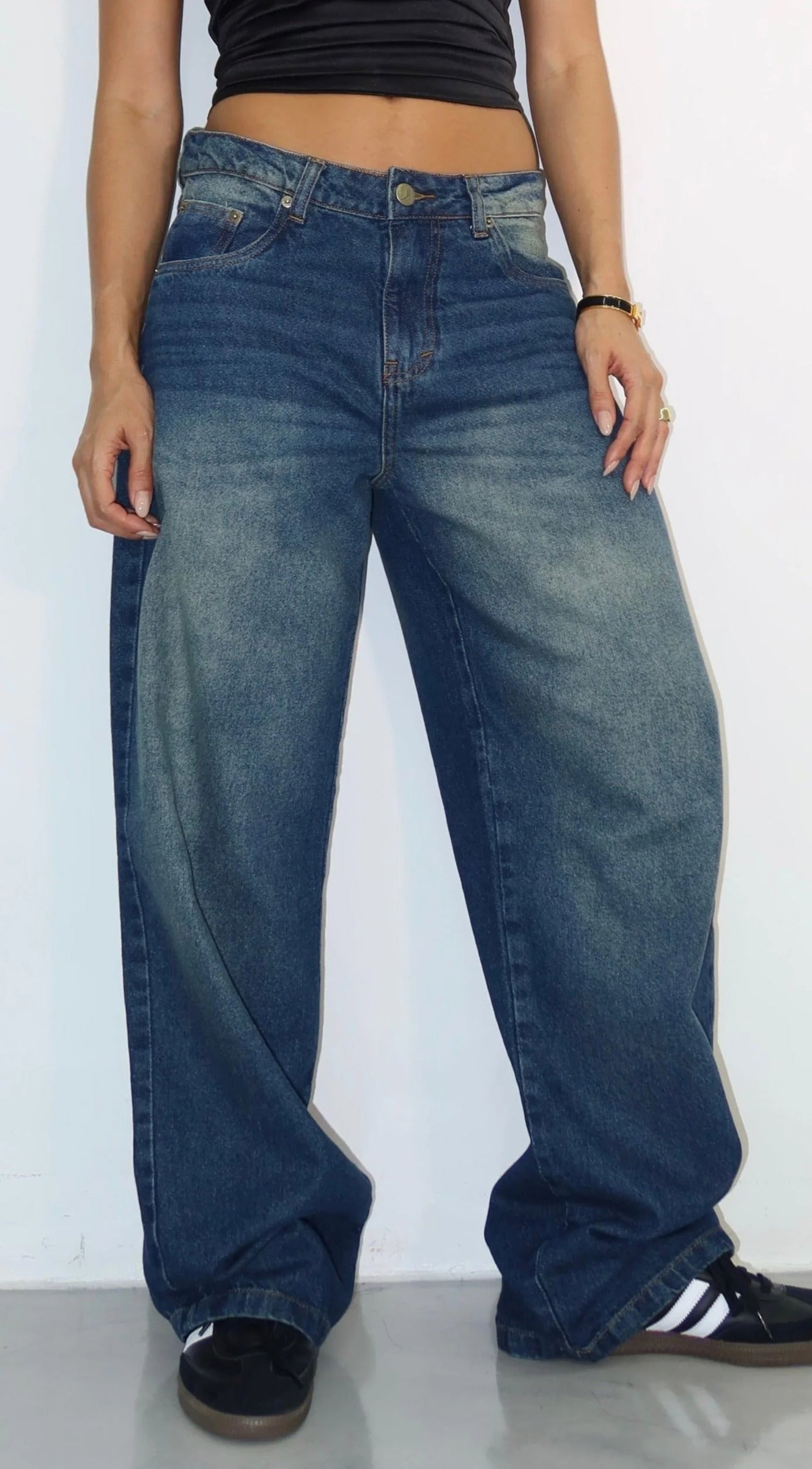 CALÇA JEANS OVERSIZED VINTAGE