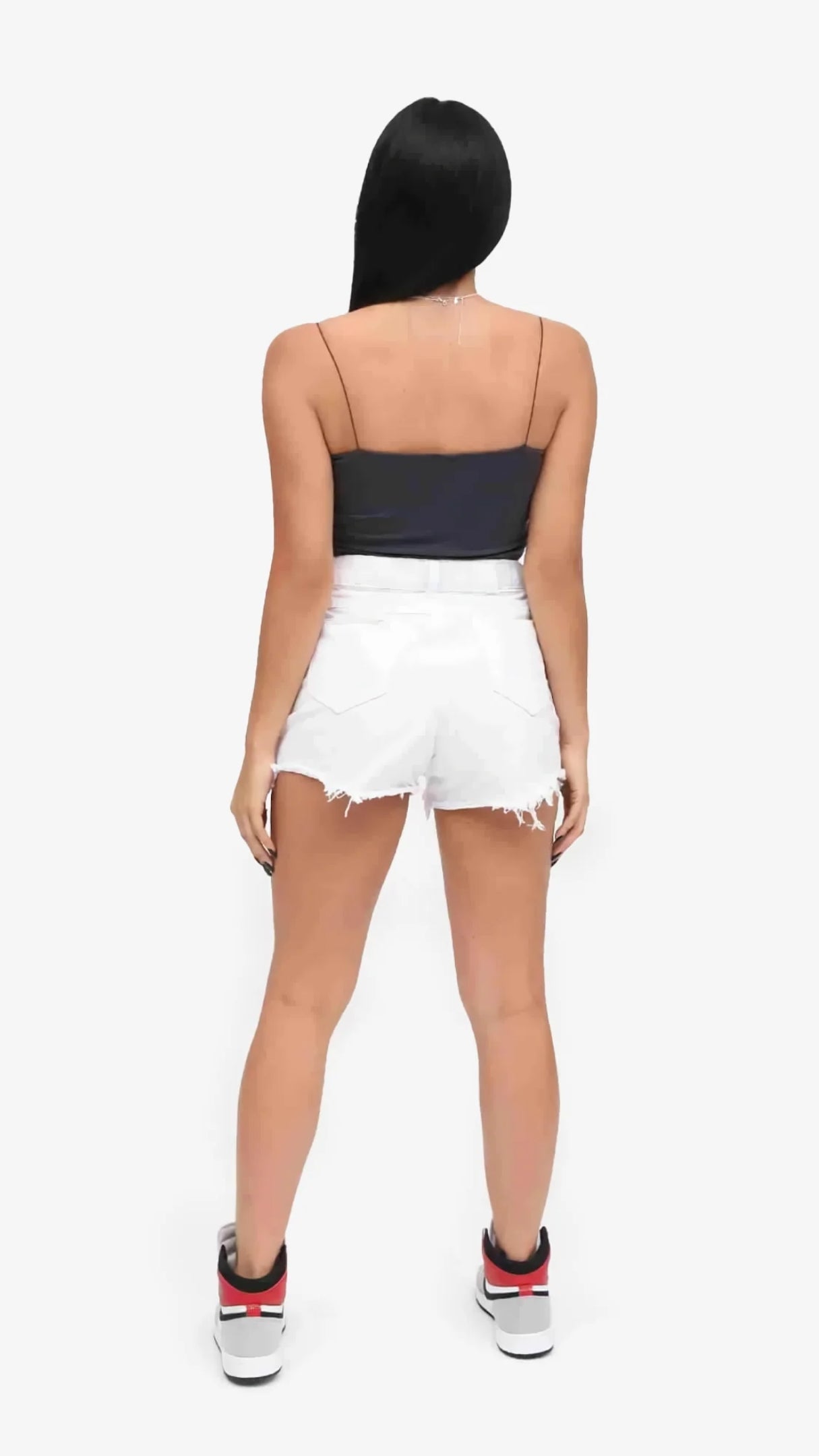 SHORTS DESTROYED BRANCO