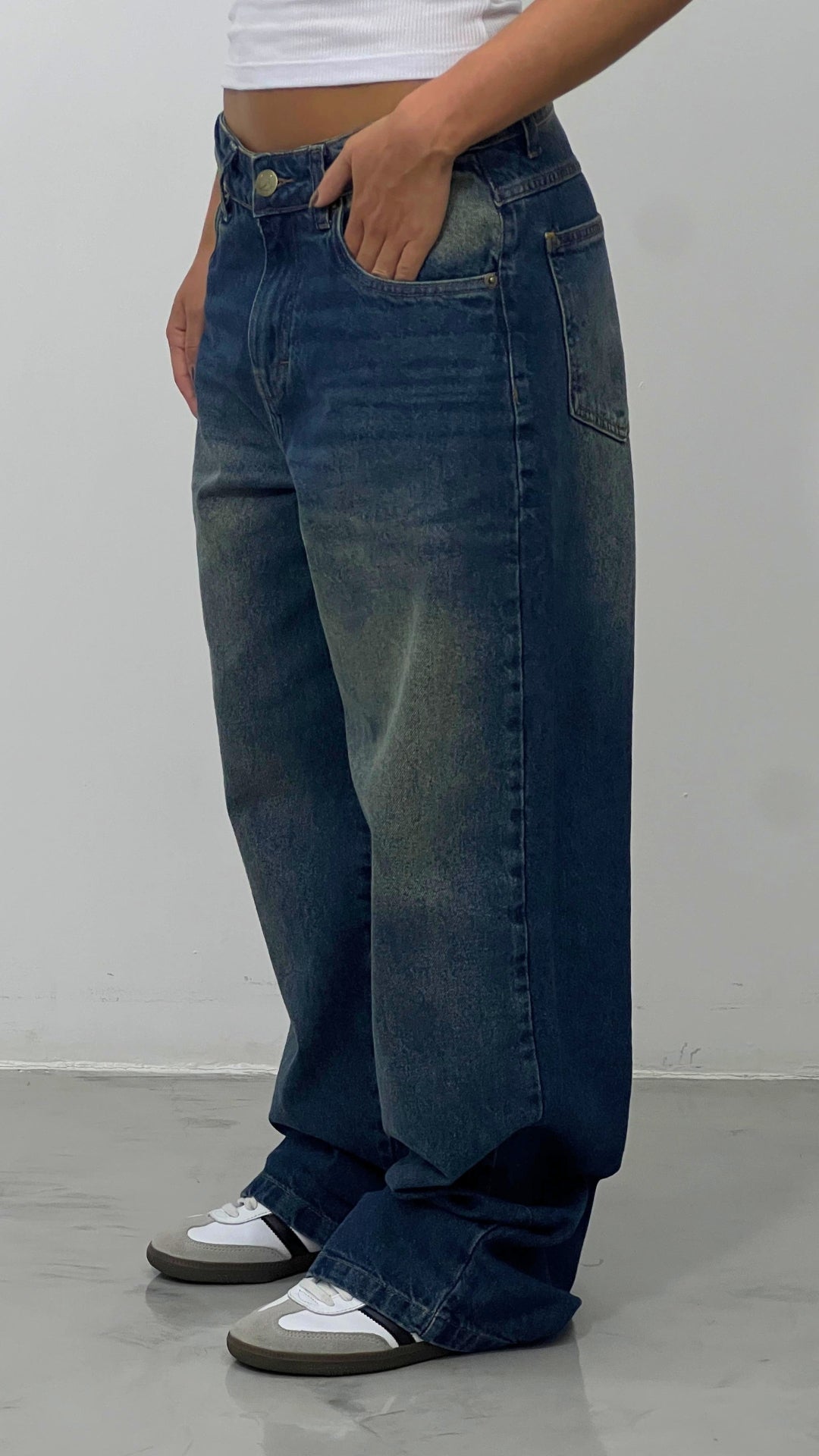 CALÇA JEANS OVERSIZED VINTAGE