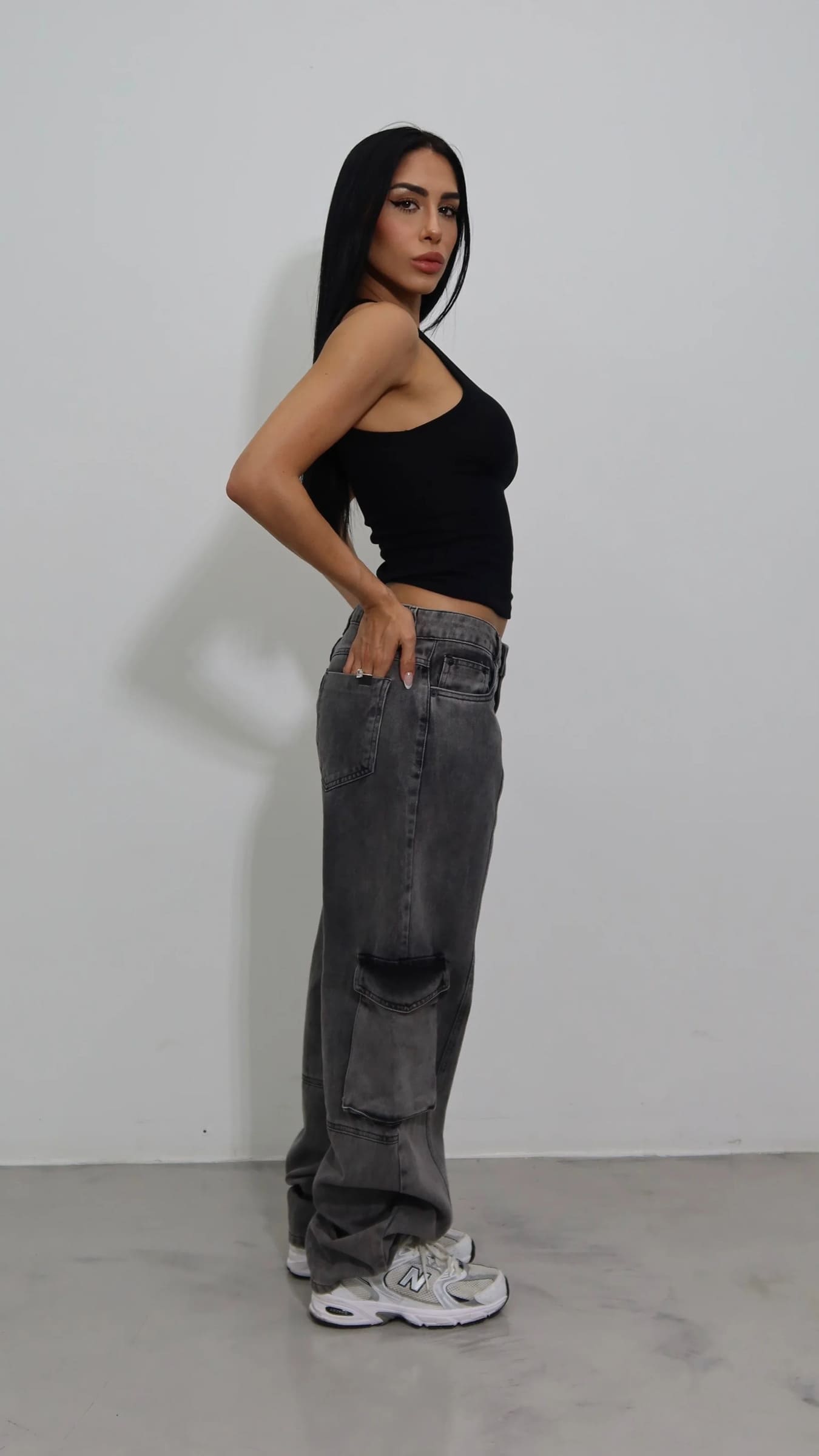 CALÇA JEANS SKATER MARMORIZADA CLARA