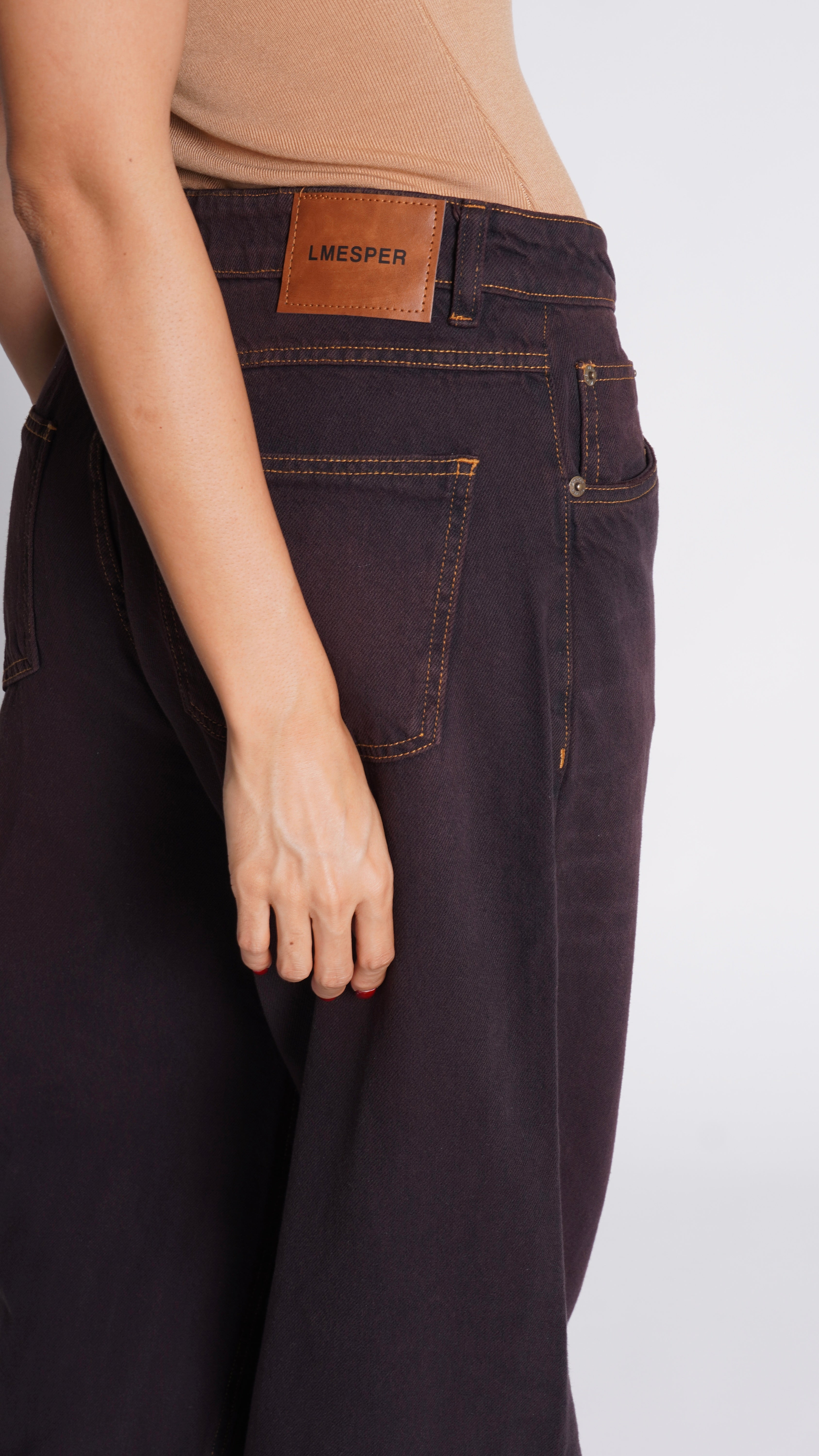 CALÇA JEANS BAGGY MULBERRY