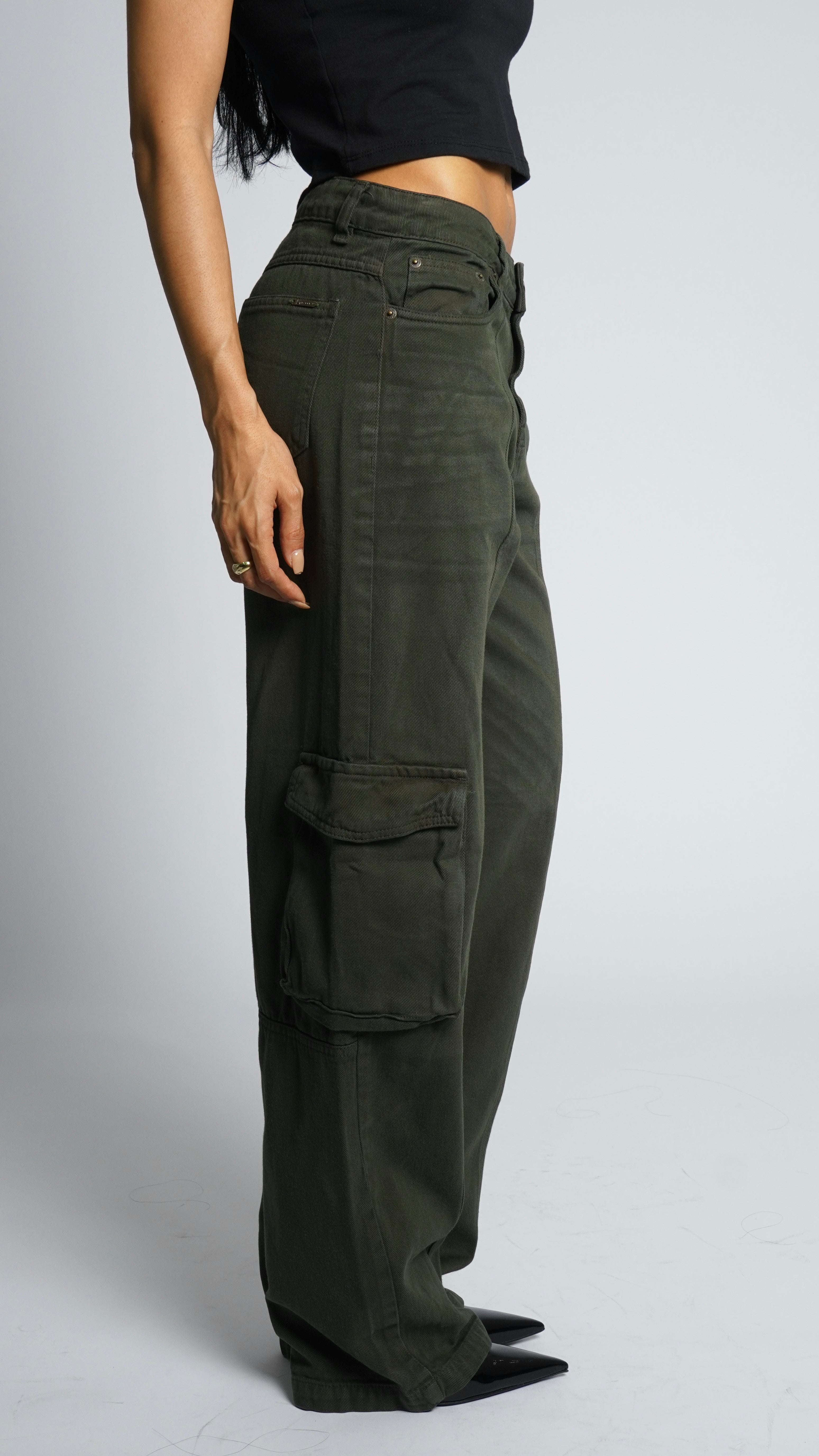 CALÇA JEANS SKATER VERDE COPA