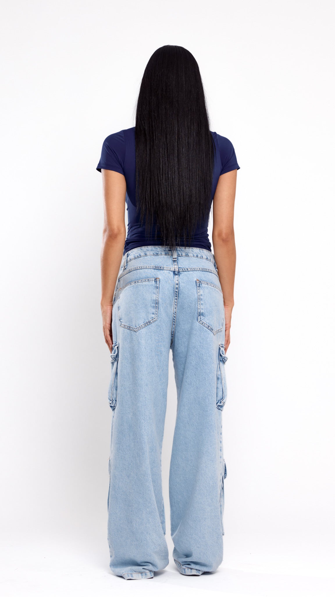 CALÇA JEANS POCKET CLARA