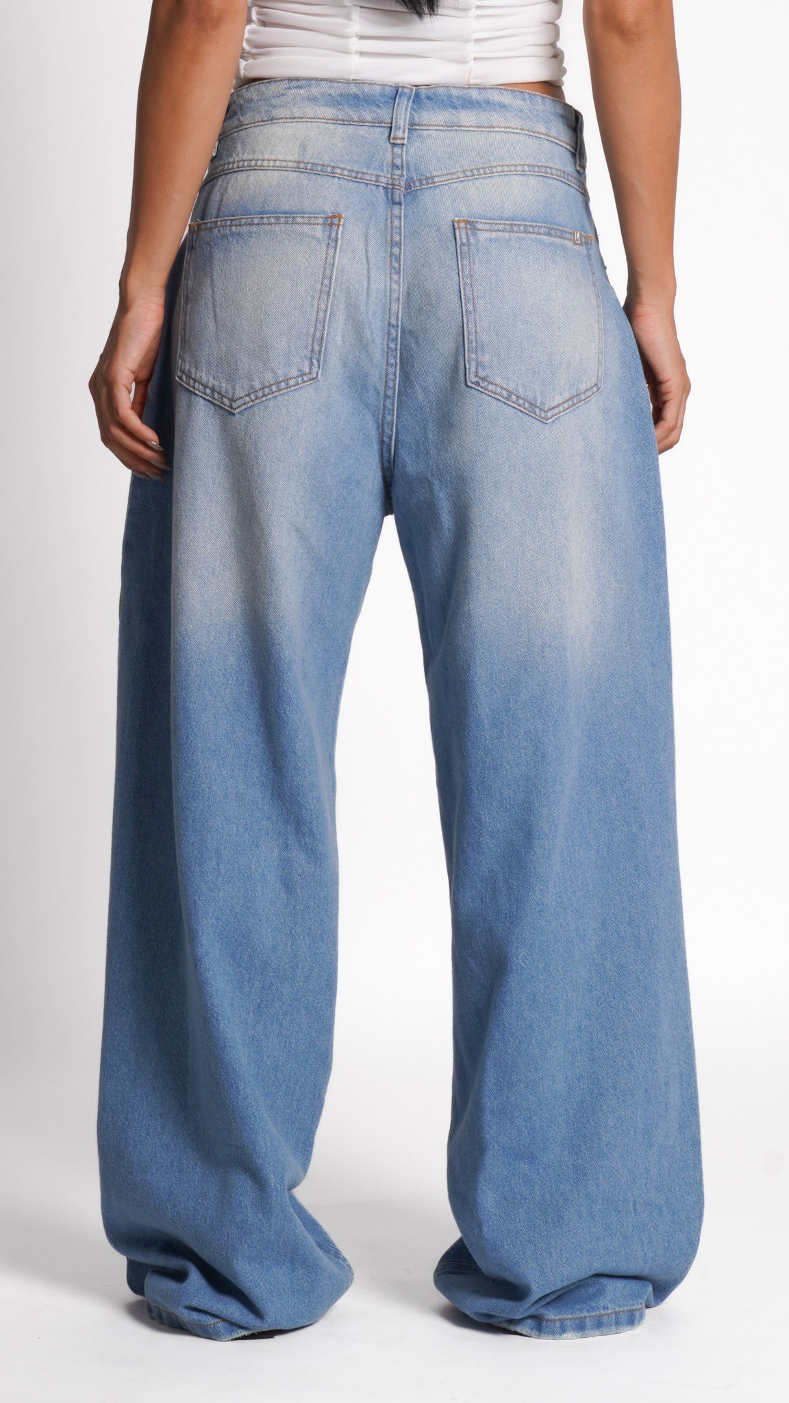 CALÇA JEANS BAGGY BLUE