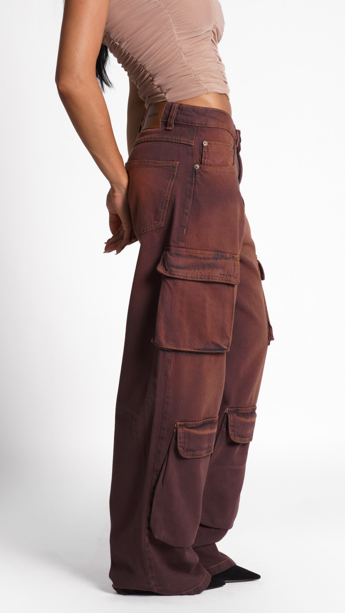 CALÇA JEANS POCKET CINNAMON