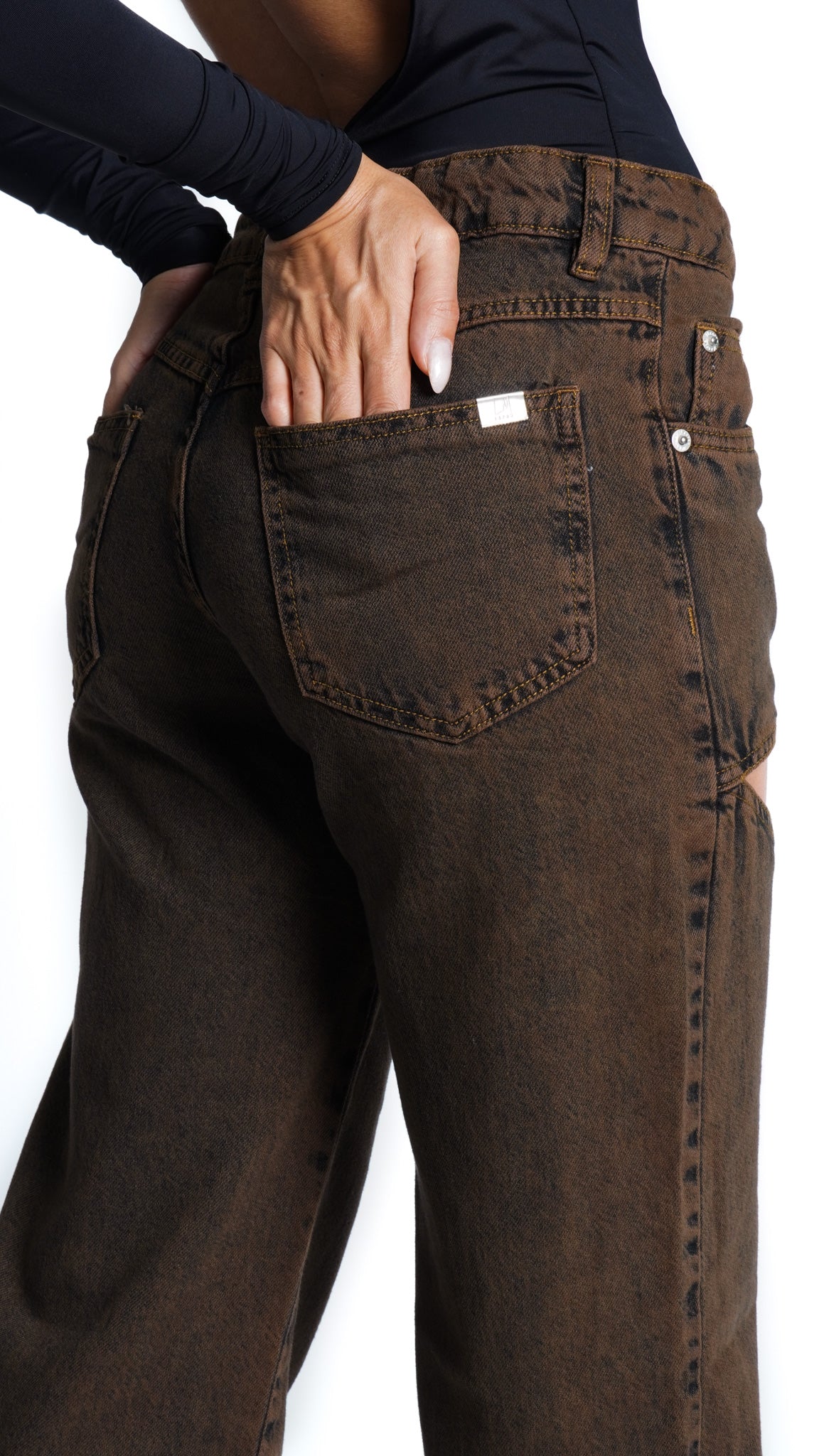 CALÇA JEANS CUT OUT EXPRESSO