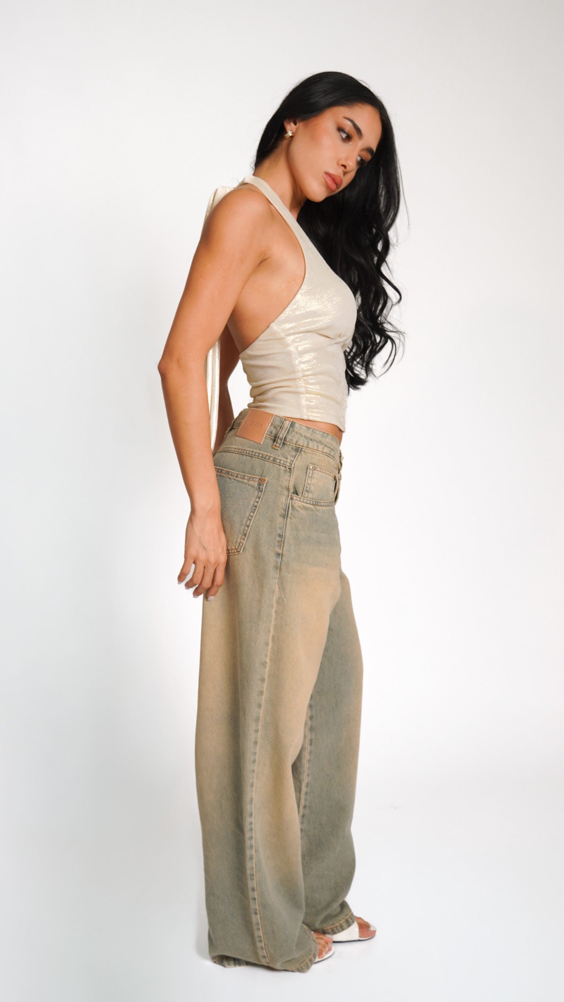 CALÇA JEANS OVERSIZED DESERT DUST