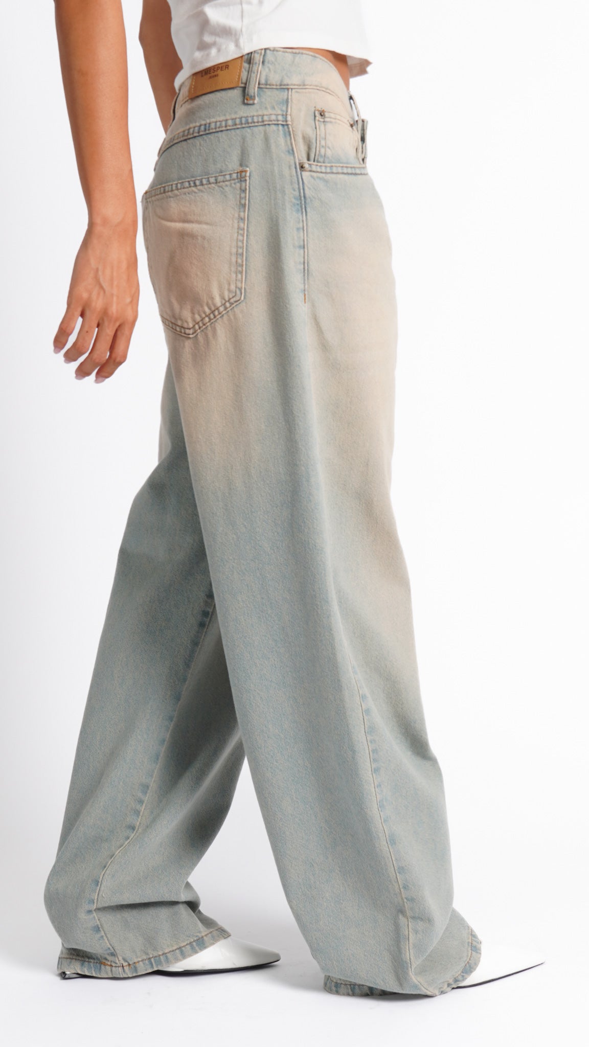 CALÇA JEANS OVERSIZED Y2K