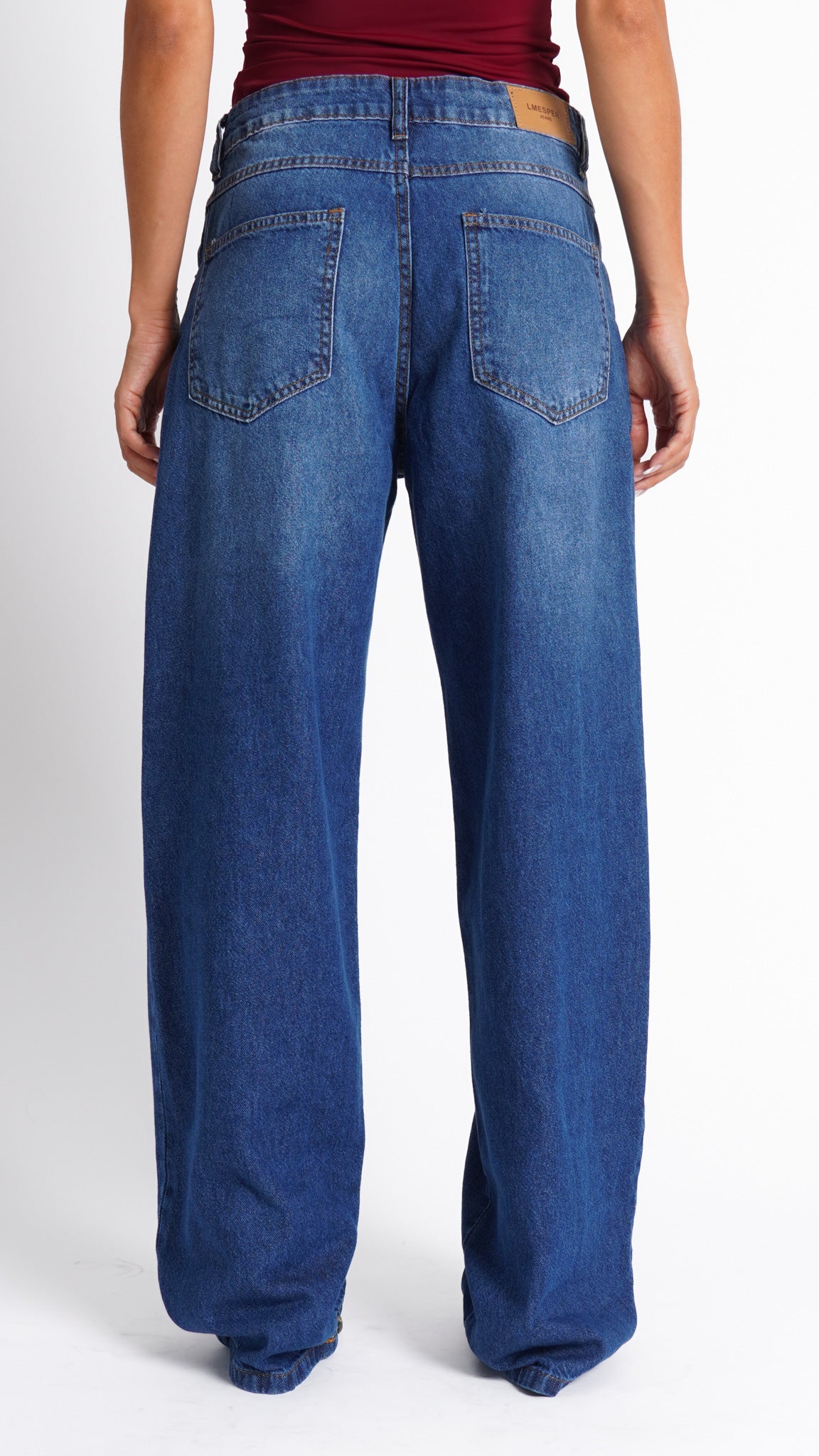 CALÇA JEANS OVERSIZED OCEAN
