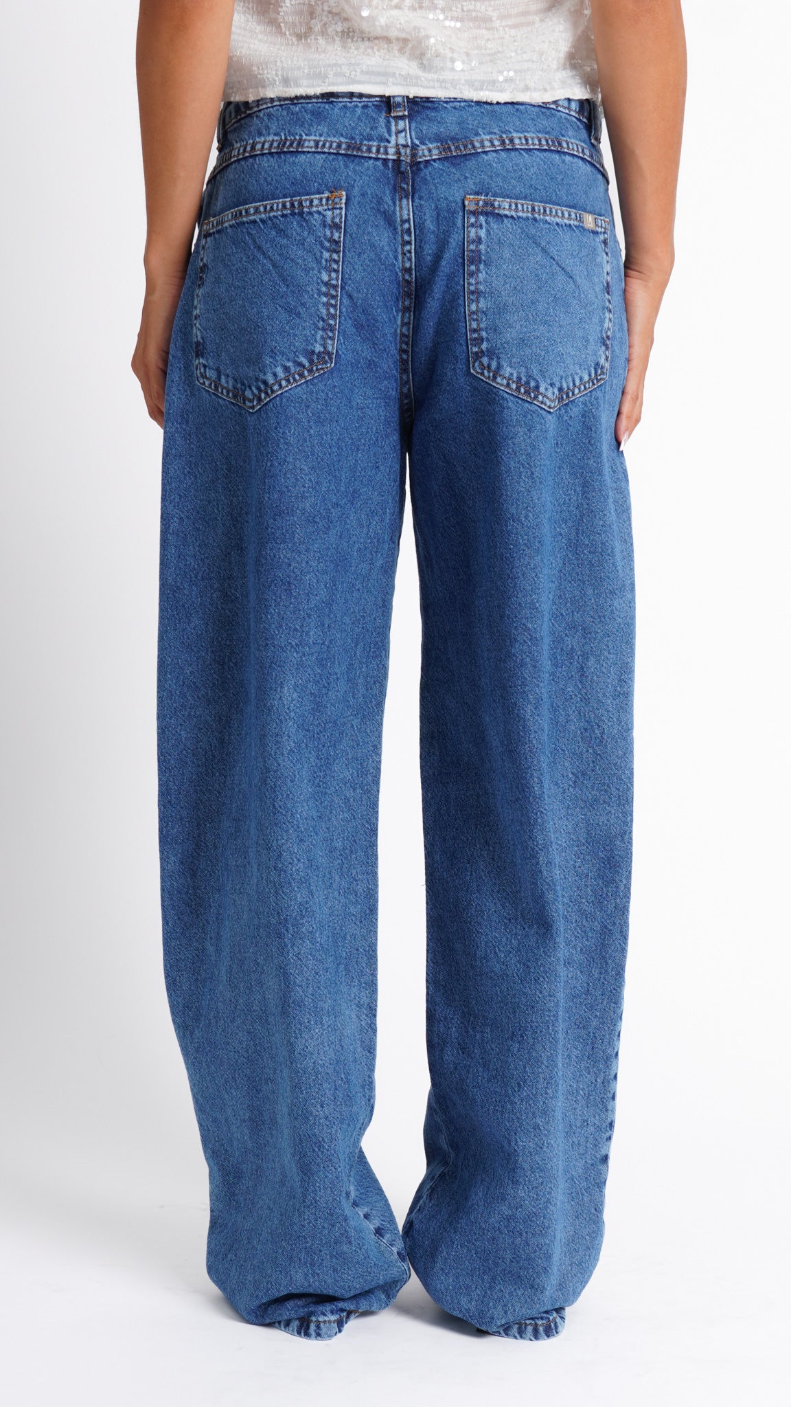 CALÇA JEANS OVERSIZED CLASSIC