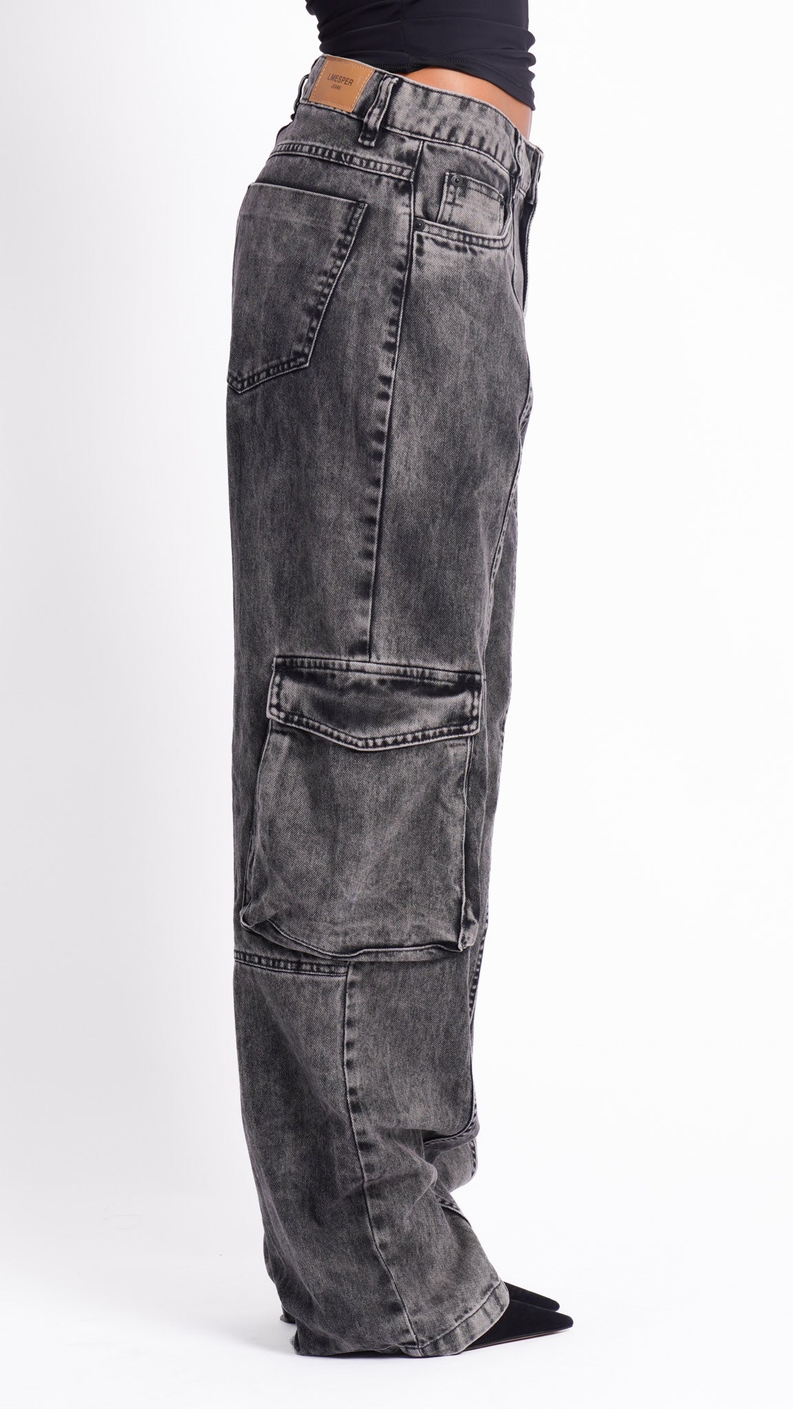 CALÇA JEANS SKATER CHUMBO
