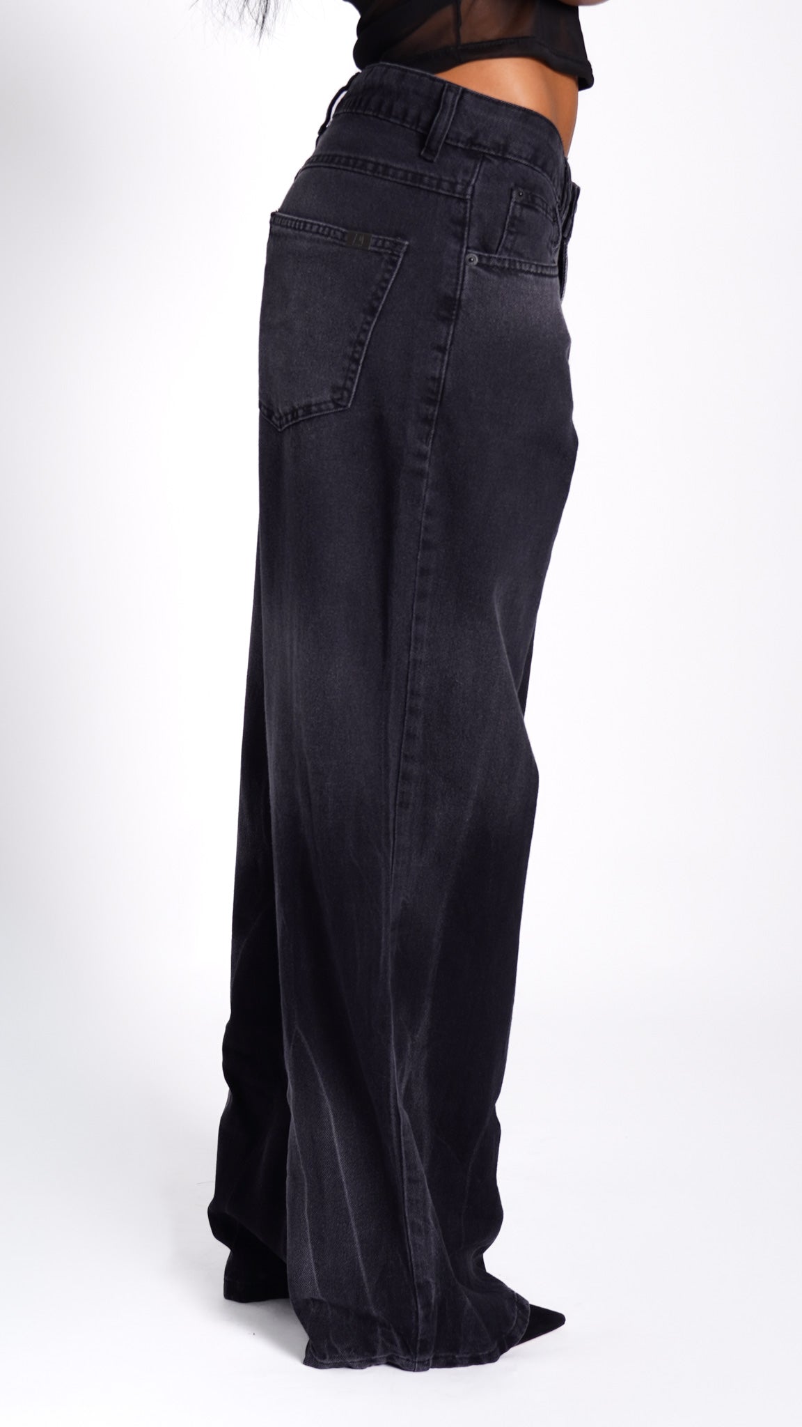CALÇA JEANS OVERSIZED FADE
