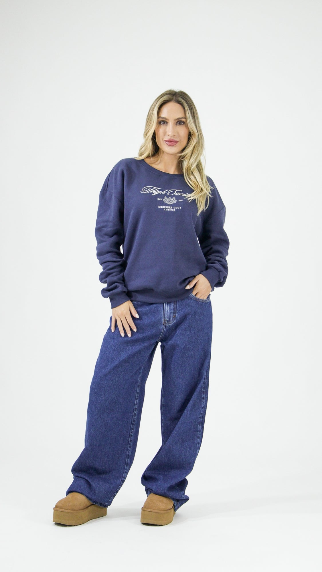 BLUSA MOLETOM MARINHO