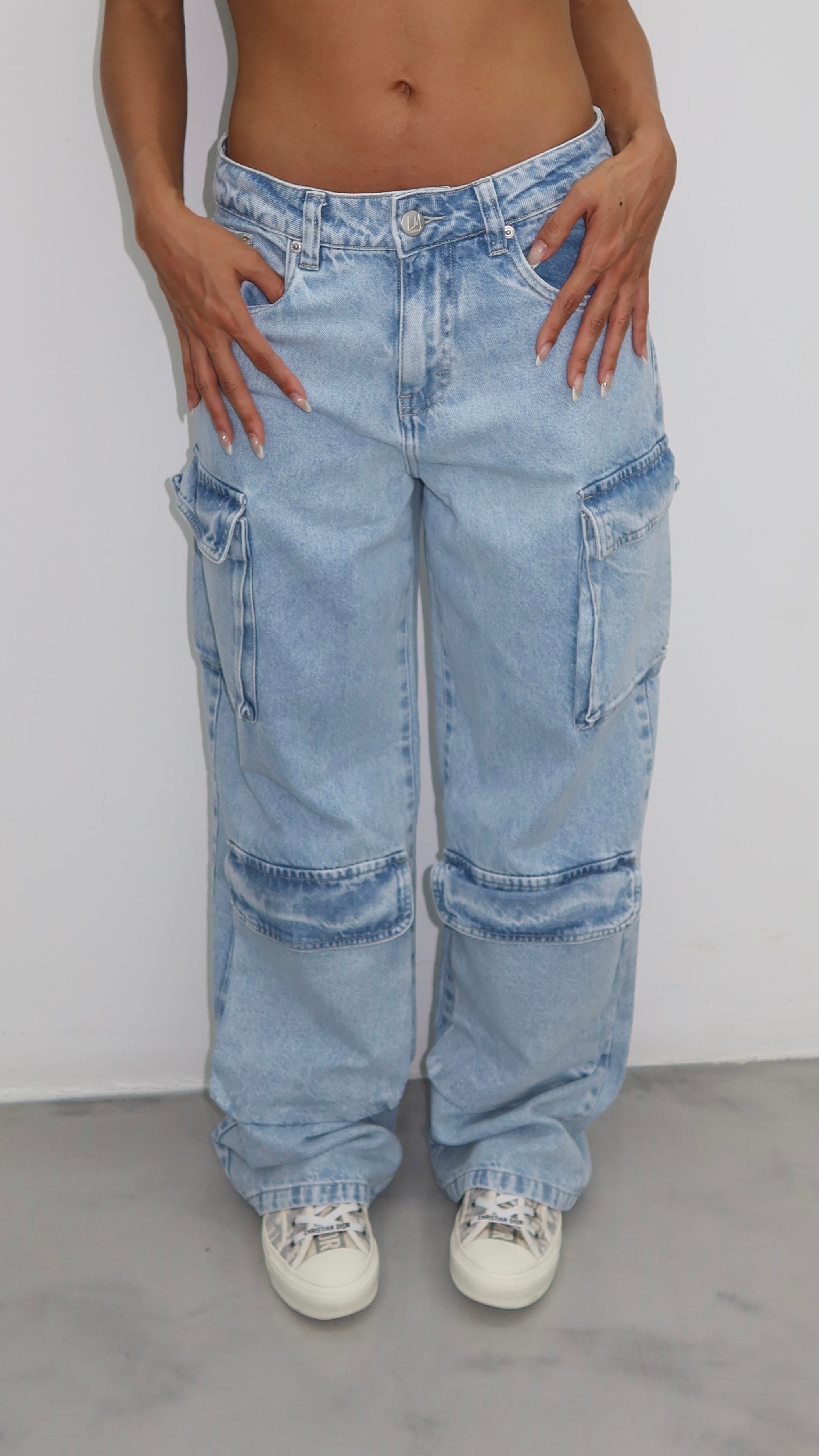 CALÇA JEANS POCKET CLARA