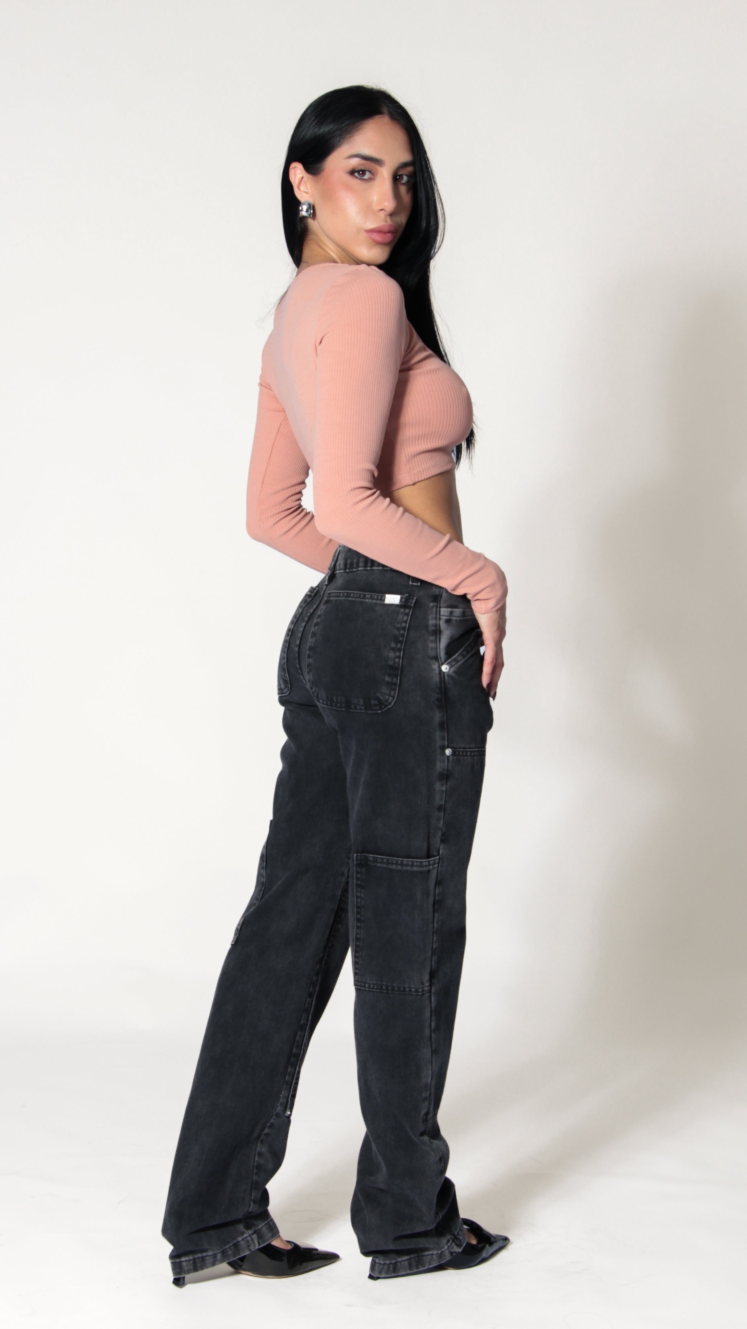 CALÇA JEANS URBAN BLACK DENIM