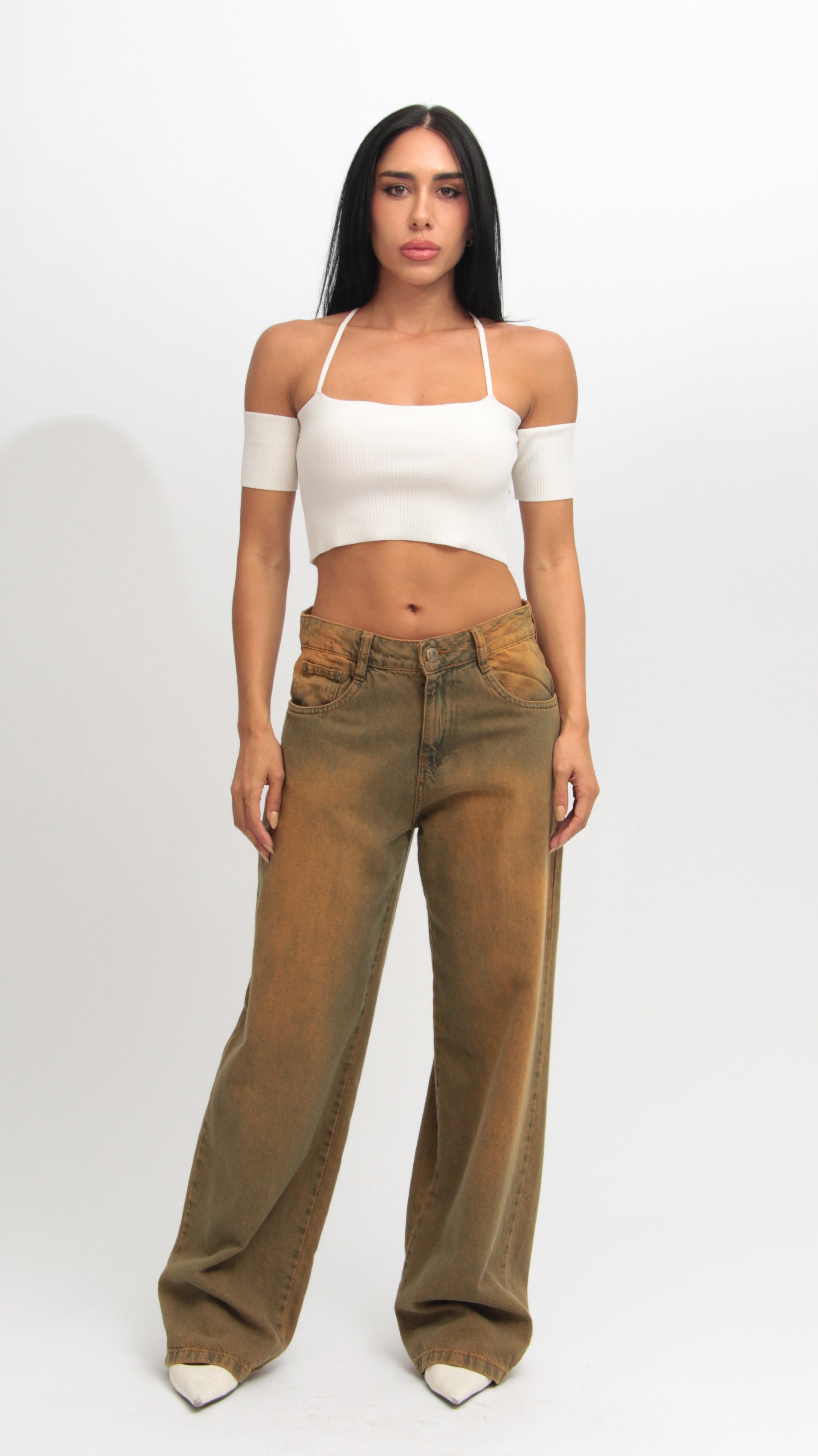 CROPPED CHIARA OFF WHITE