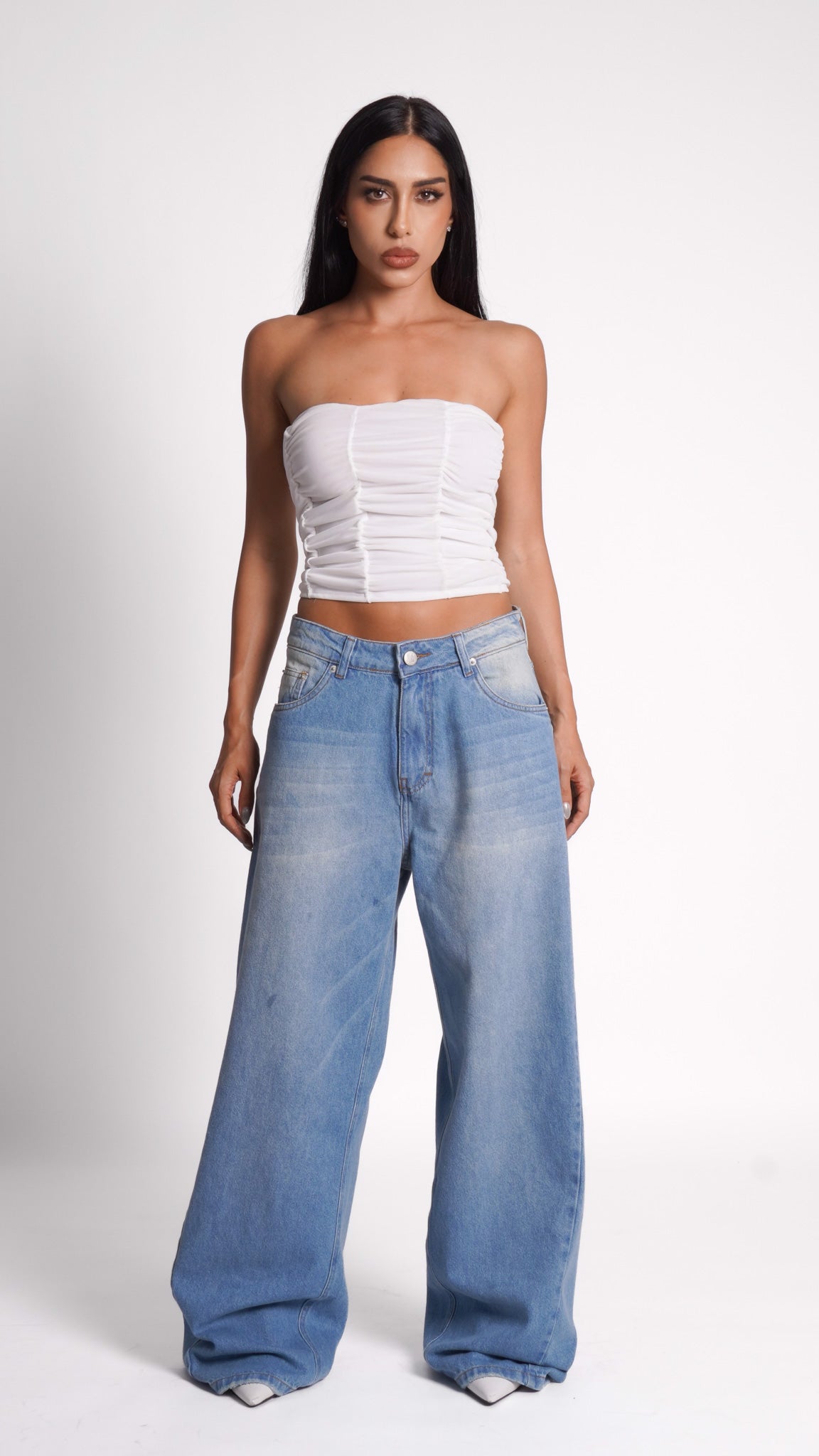 CALÇA JEANS BAGGY BLUE