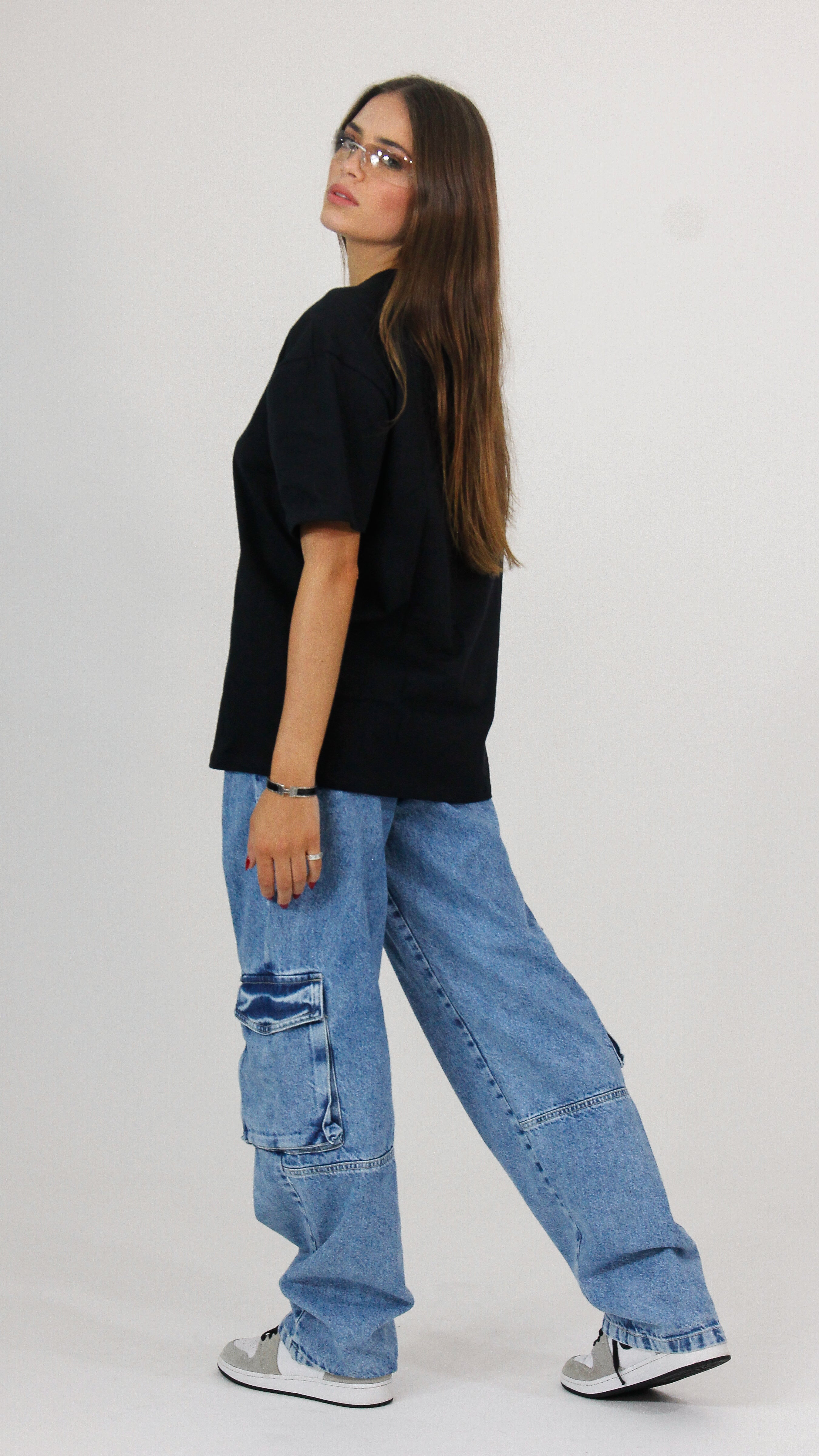 CALÇA JEANS SKATER