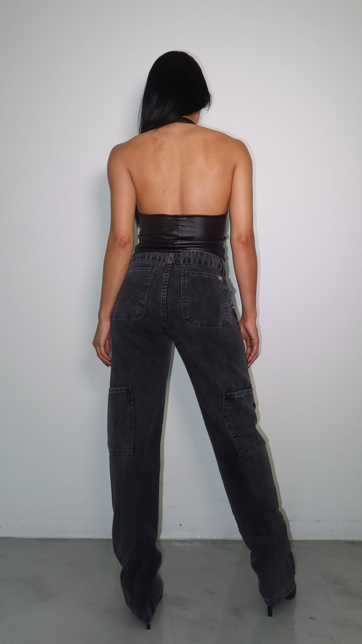 CALÇA JEANS URBAN BLACK DENIM