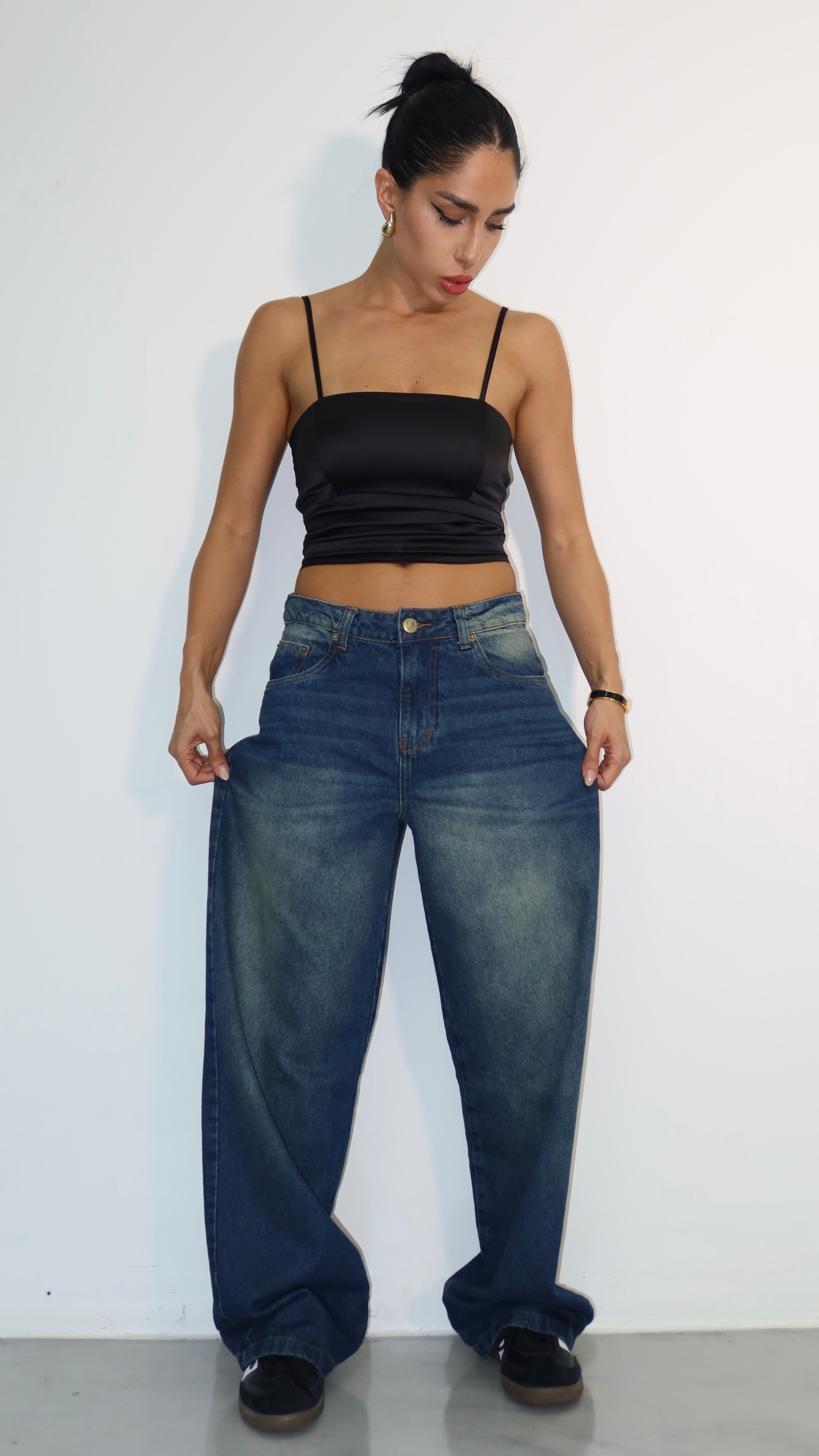 CALÇA JEANS OVERSIZED VINTAGE